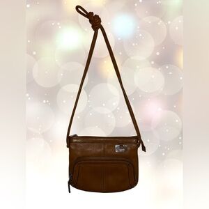 Tignanello Tan Crossbody Bag with Adjustable Strap